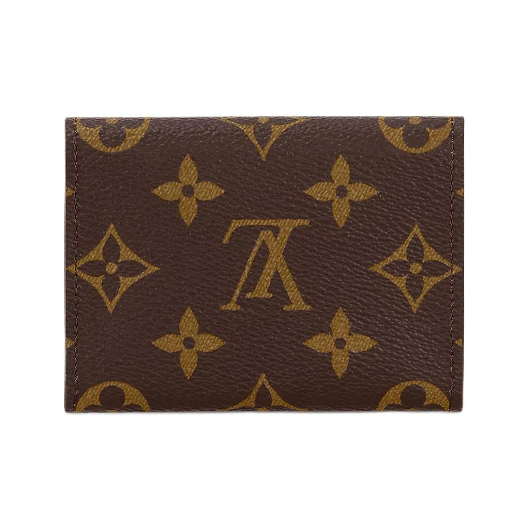 LOUIS VUITTON Enveloppe Carte De Visite Monogram