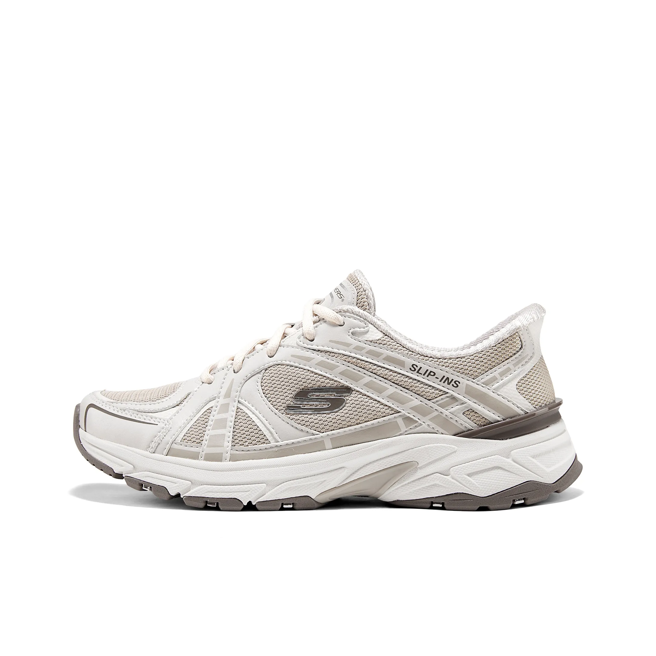 Skechers SPORT WOMENS Low Top Chunky Sneakers Women's Umber
