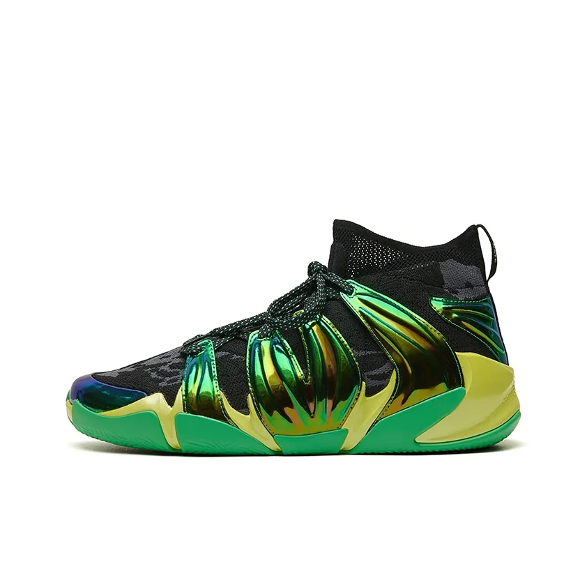 EQUALIZER 360 Поддержка Устойчивость к истиранию Анти-перекат Баскетбольные кроссовки Metamorphic Зеленый