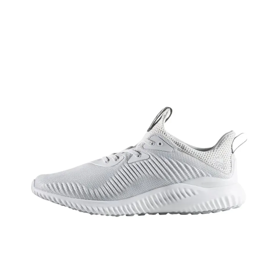 Adidas AlphaBounce Устойчивые к истиранию низкие беговые кроссовки для мужчин серые