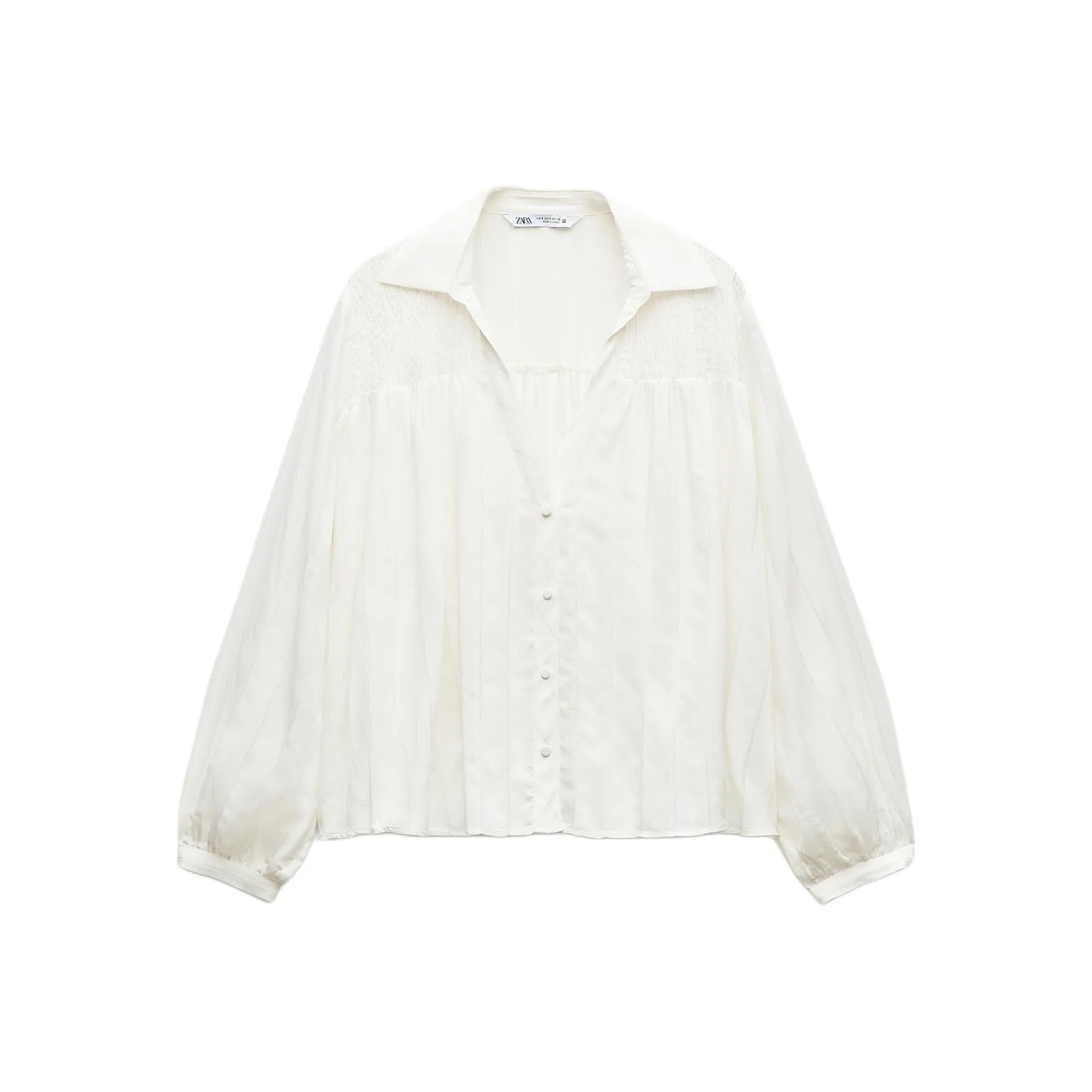 ZARA Белые Женские Рубашки