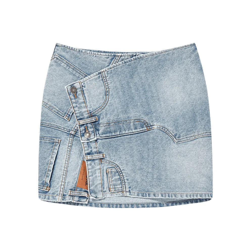 Desigual Джинсовые короткие юбки Женские