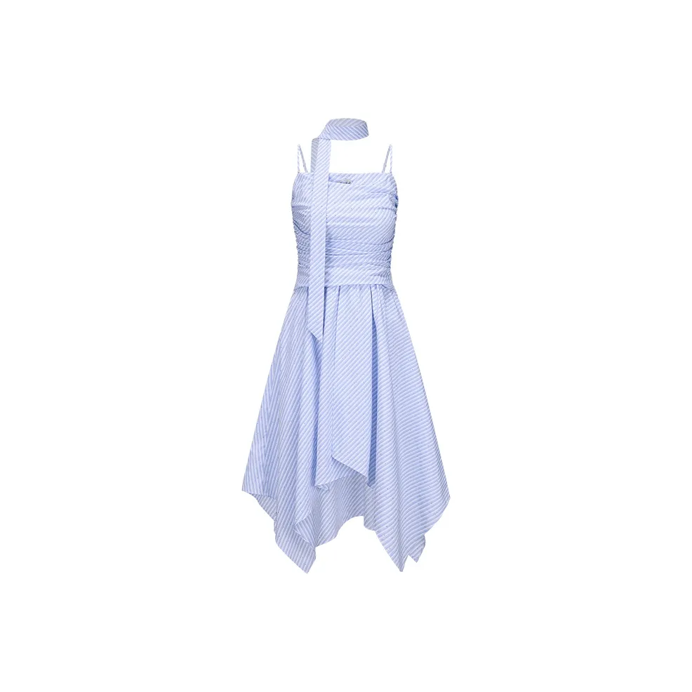 GIMING Сине-белые полоски Женские Слиплатья