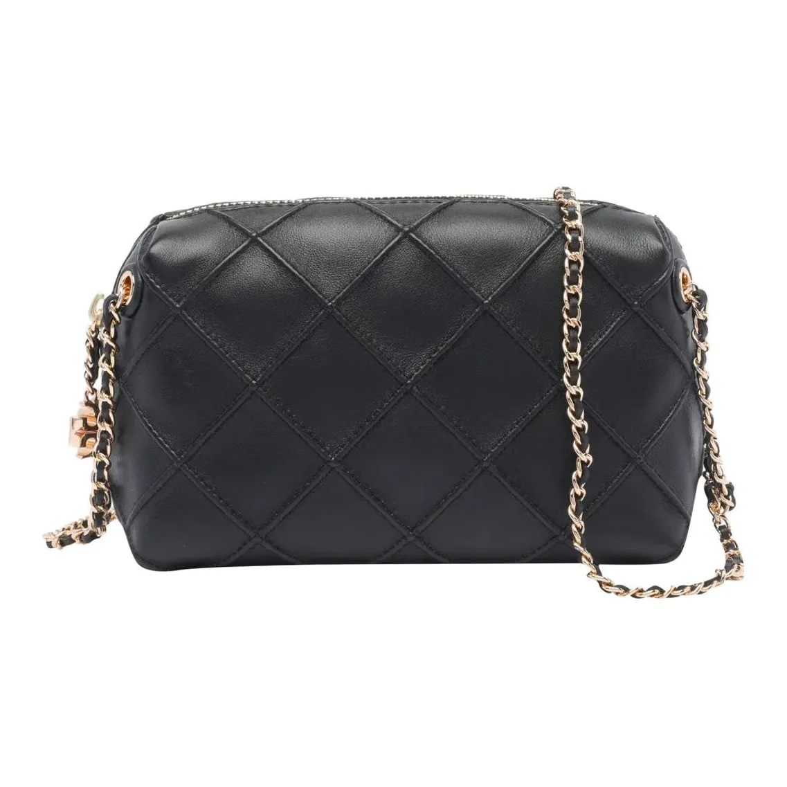 TORY BURCH Fleming Sheepskin Плечевая сумка Женская Черная