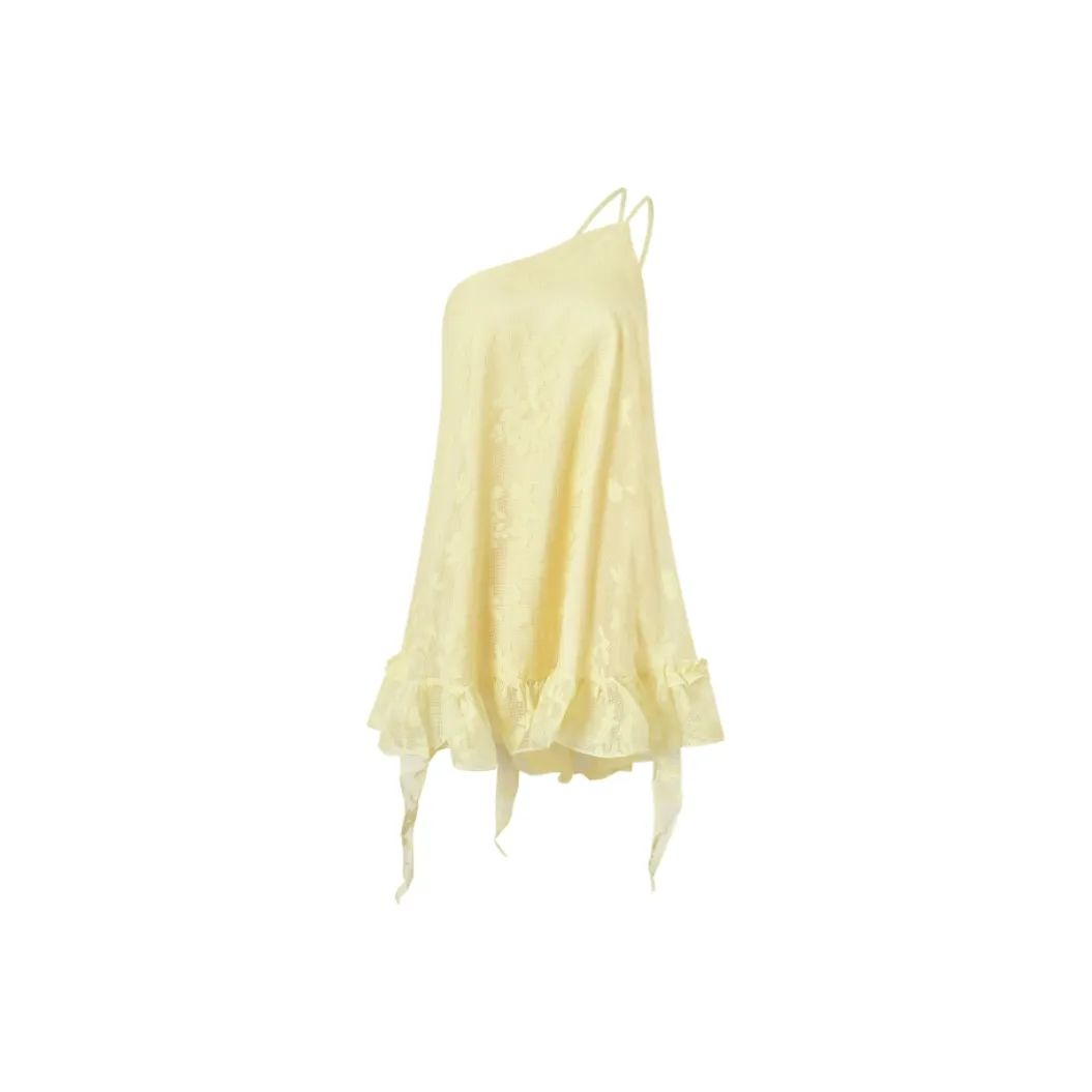 MISTVB Желтые Женские Слиплатья