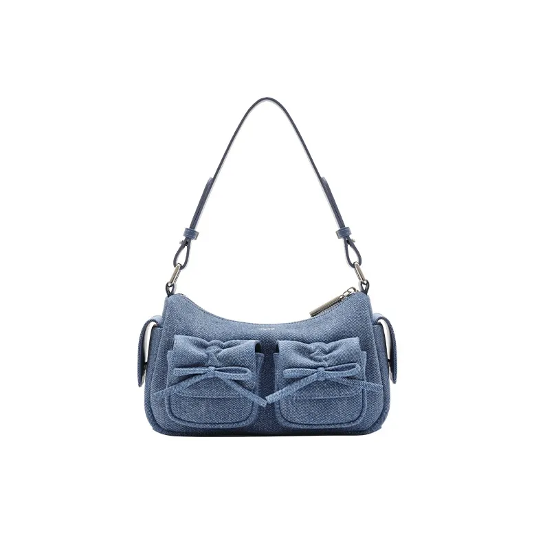 MUVA Denim Сумка через плечо Маленькая Женская Синяя