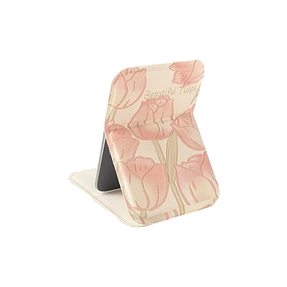 Stubborn Tulip складное зеркальце женское настольное зеркальце Stand Up маленькое портативное и очаровательное для женского макияжа зеркальца