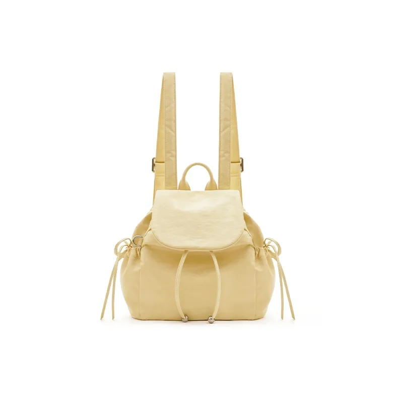 MUVA Полиэстер Рюкзак Маленький Женский Кремовый Сумеречный Черный