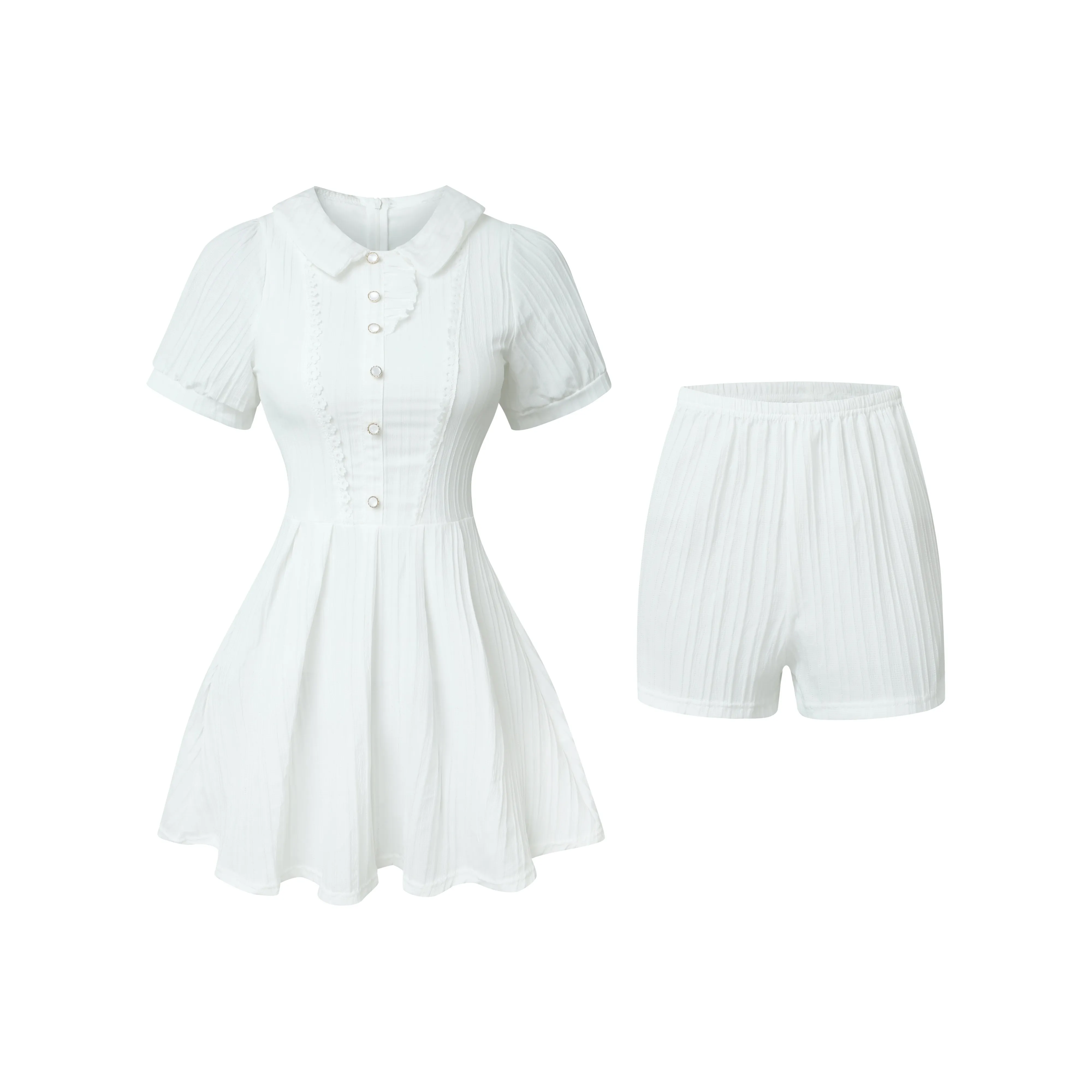 BETTERSAY Белый Женские Комплекты с юбкой
