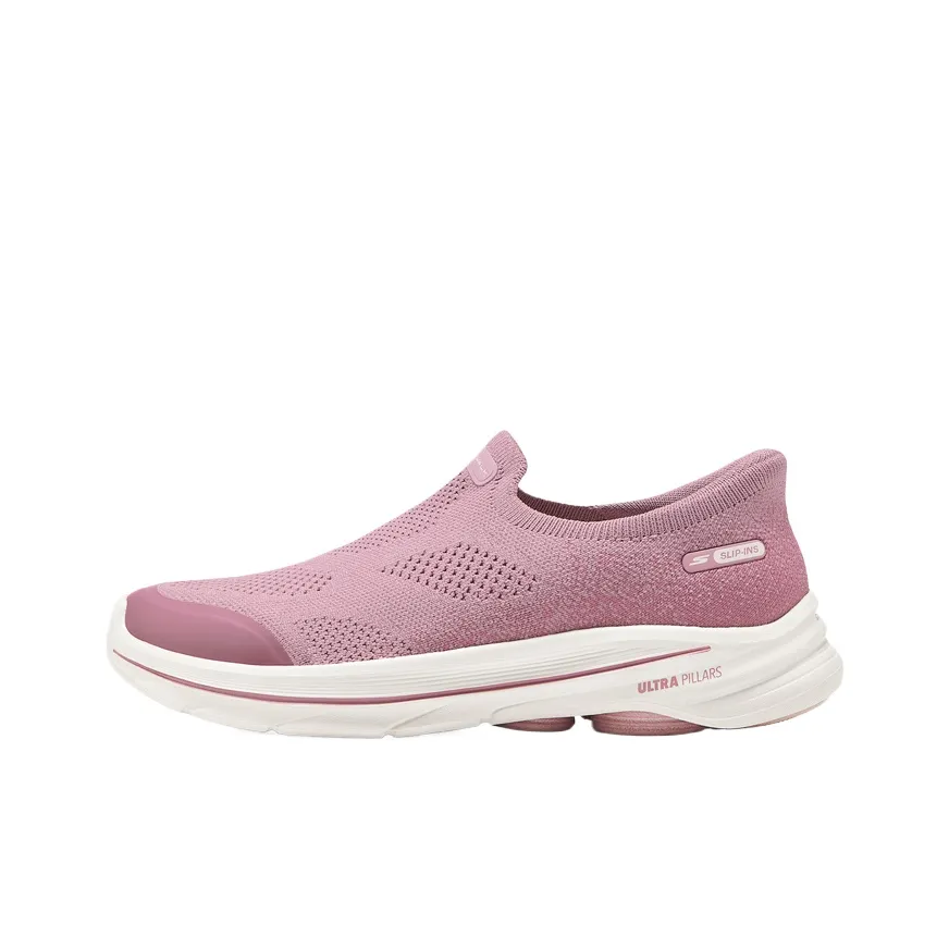 Skechers WOMEN'S GO WALK Низкий топ Повседневная обувь Женская Бледный кизиловый цвет