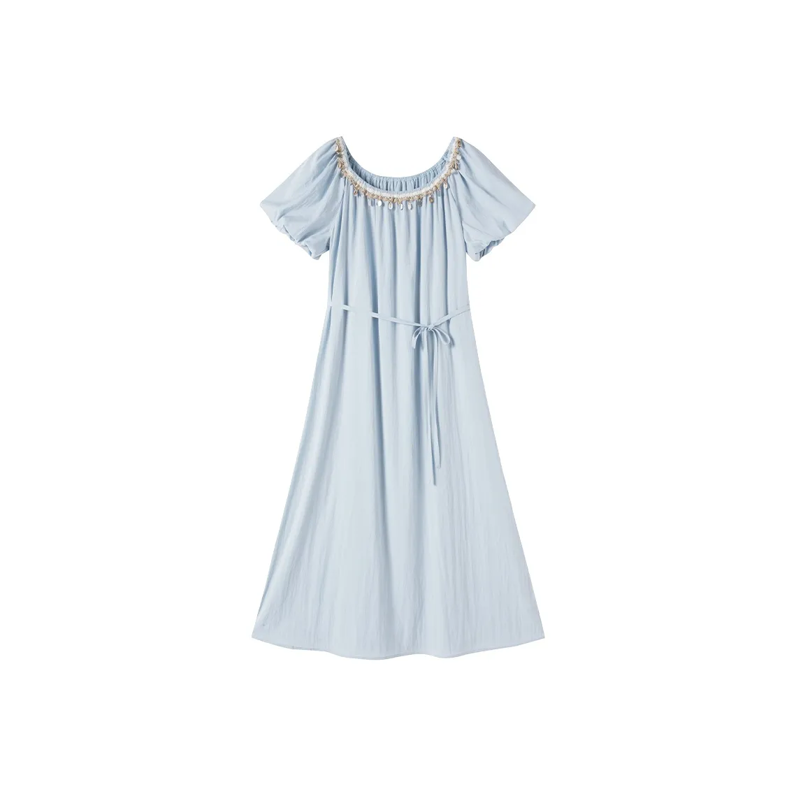 XIANGYING Короткое платье с короткими рукавами женское