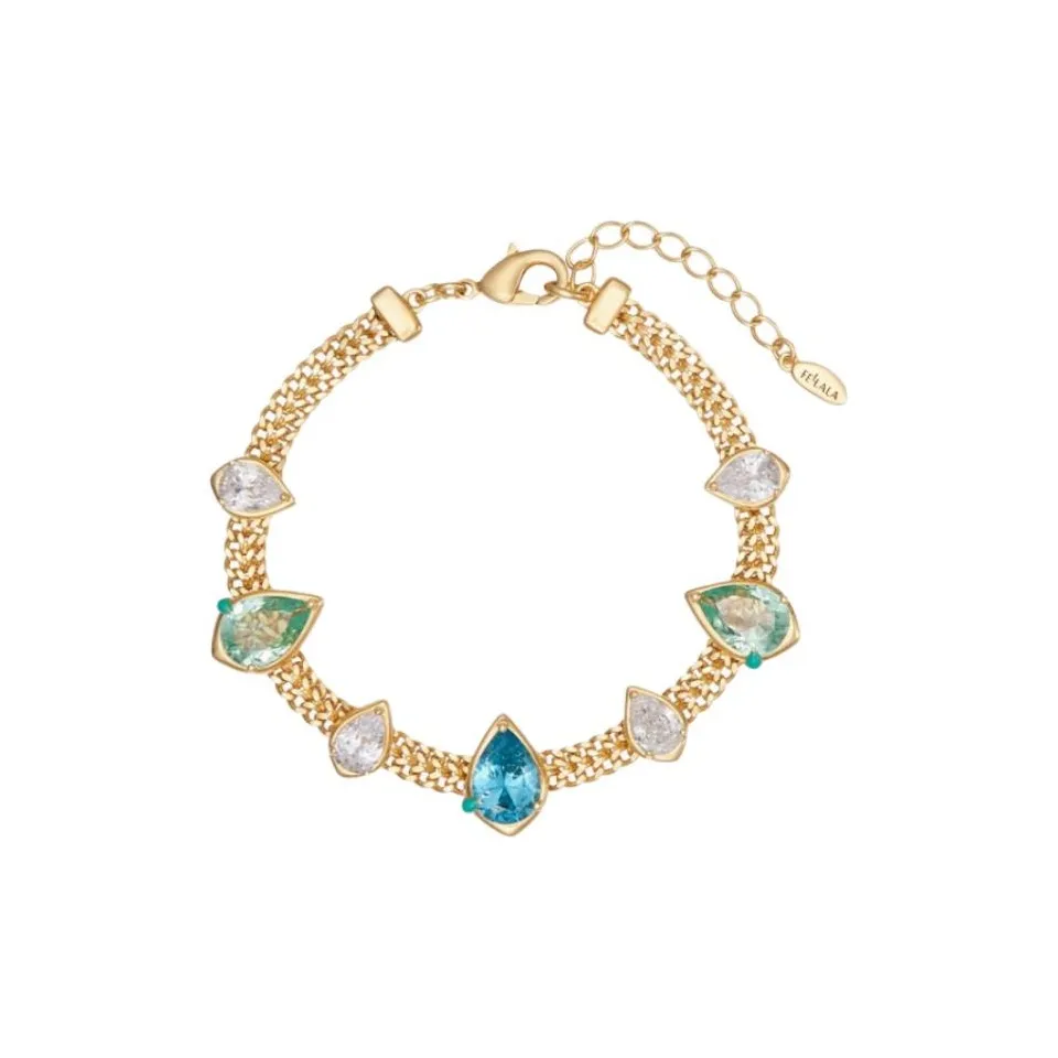 Fellala Сплав Браслеты Женские Синий