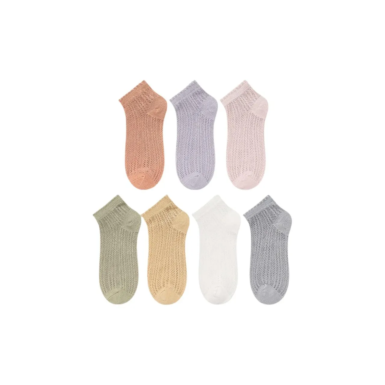 Носки Flowers In Water низкие женские упаковка из 7 штук