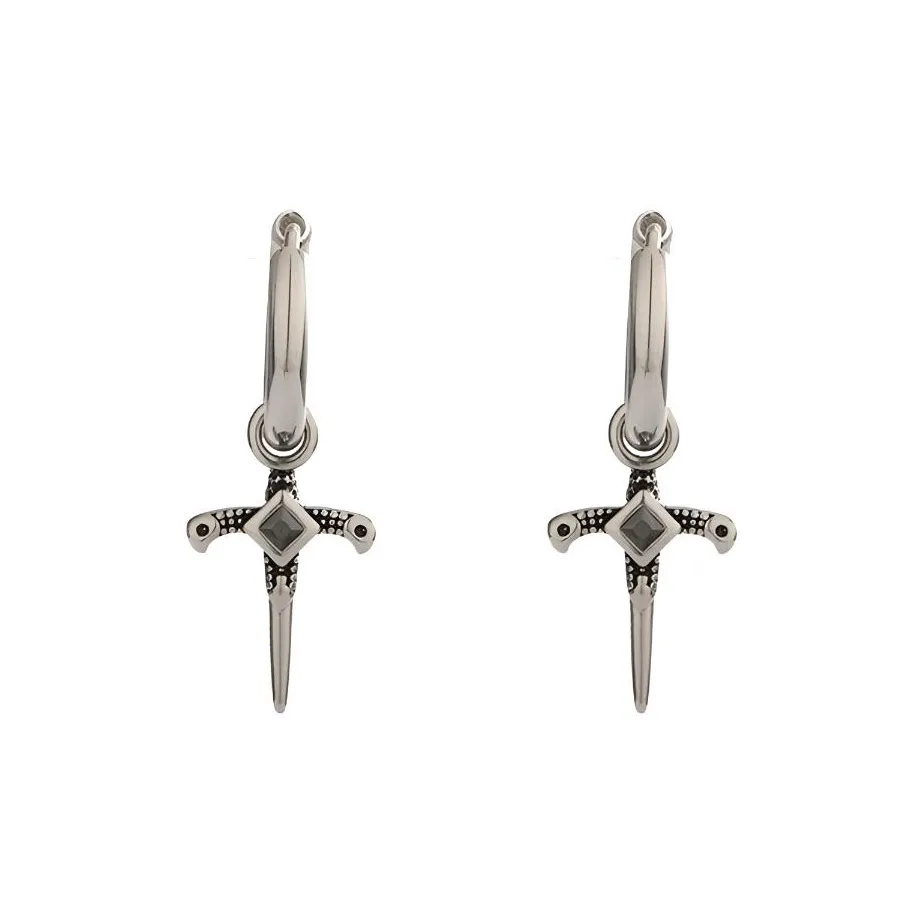 GUDUD Серьги из титанового стального сплава Унисекс