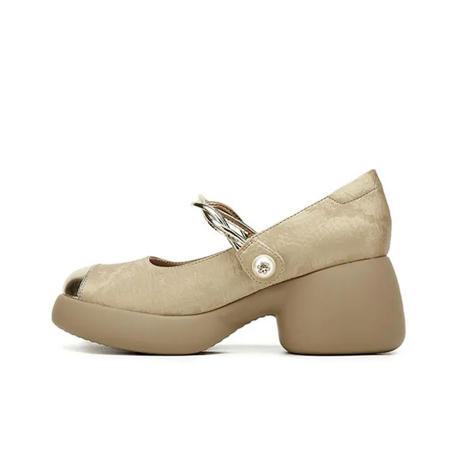 Daphne Грубый каблук Туфли Мэри Джейн Женские