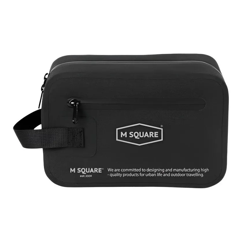 M SQUARE 600D TPU Косметичка Сумка для туалетных принадлежностей Путешественный мешок для хранения Унисекс Черный