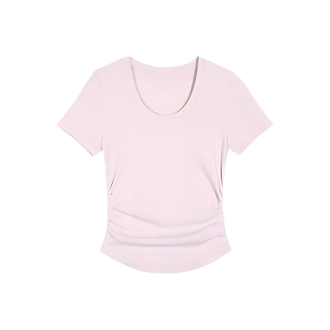 Mu Qingqing Светло-розовые Женские Футболки