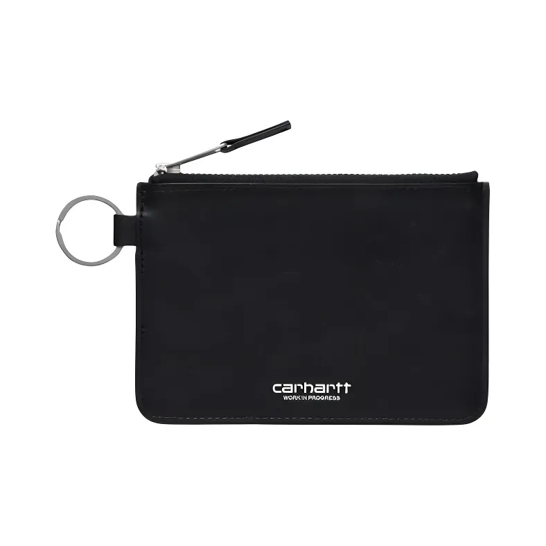 Carhartt WIP Cow Leather Wallet Men's Black