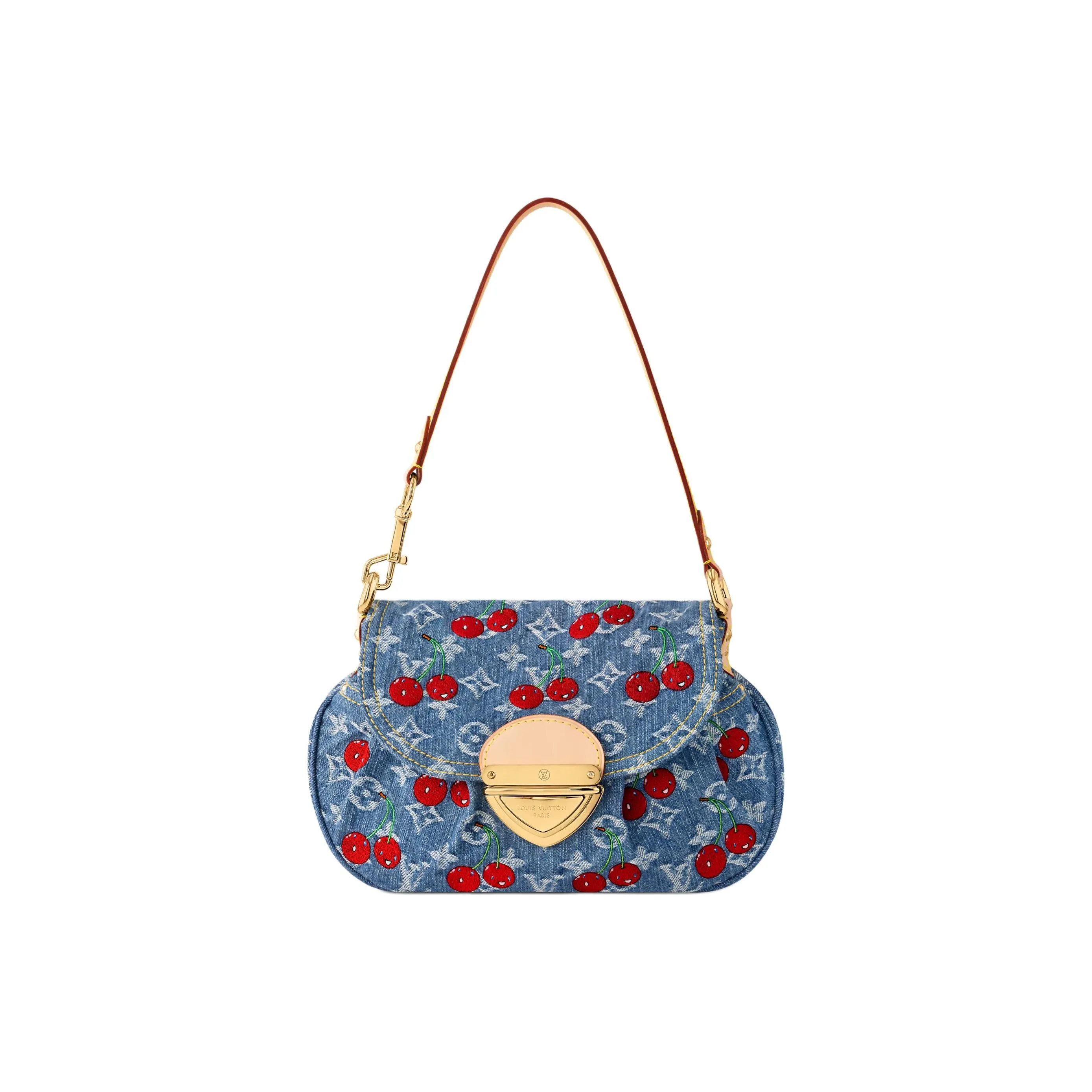 LOUIS VUITTON X Takashi Murakami Cherry Sunset Denim Monogram