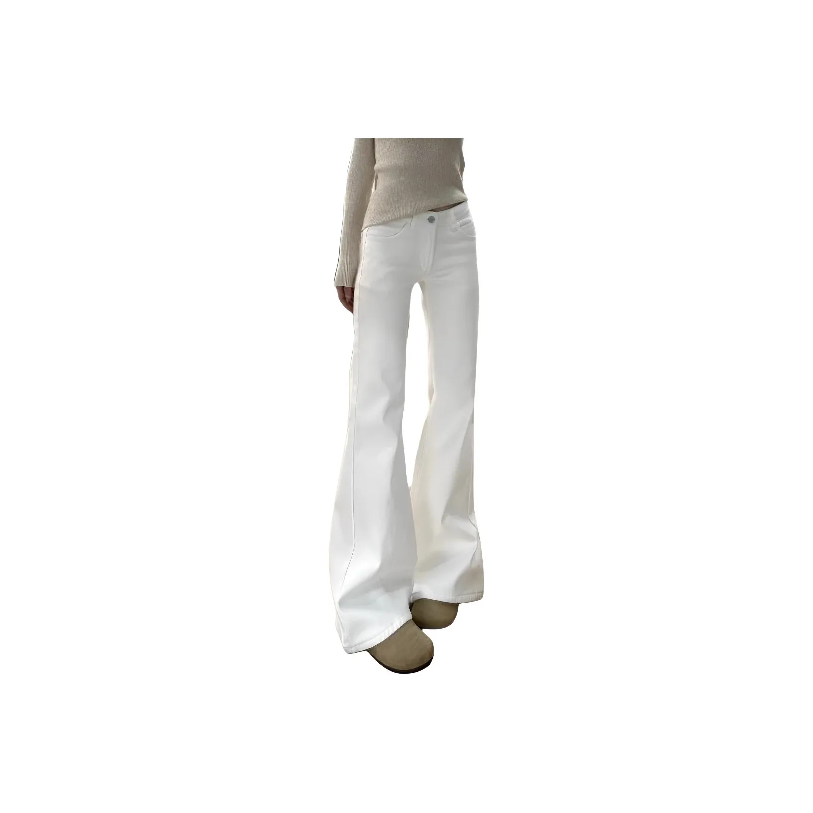MUCCHIC Bright White Women's Jeans