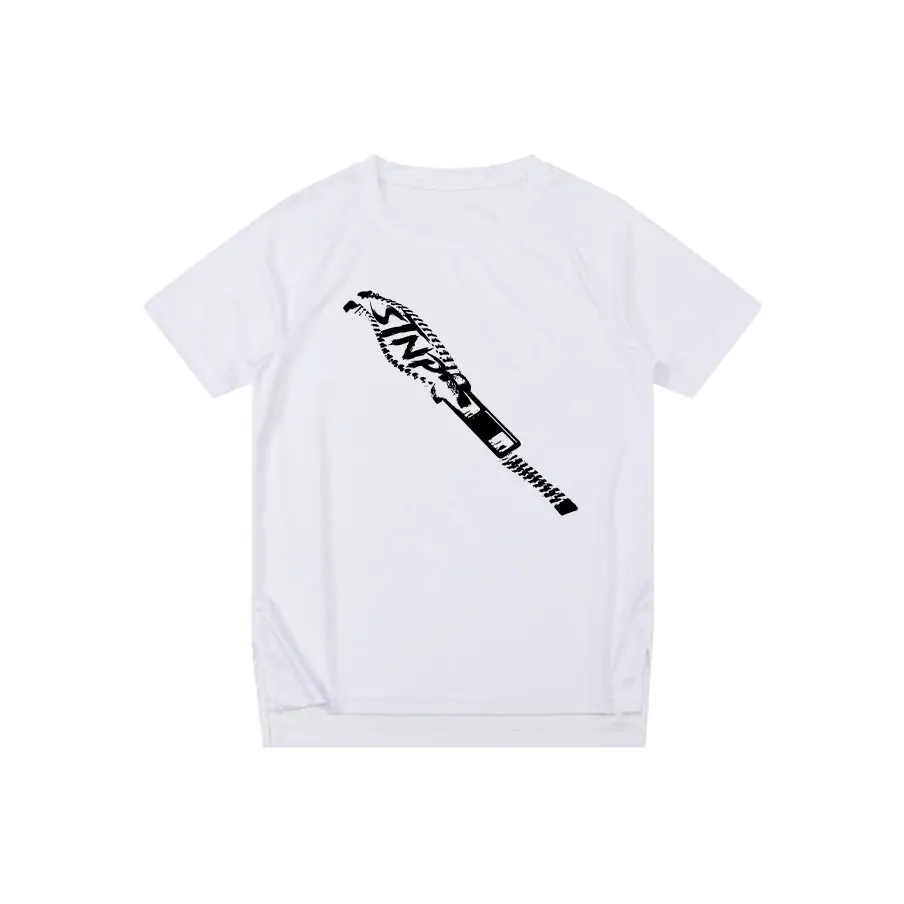 XDFM Короткий рукав T-рубашки с половиной рукава унисекс