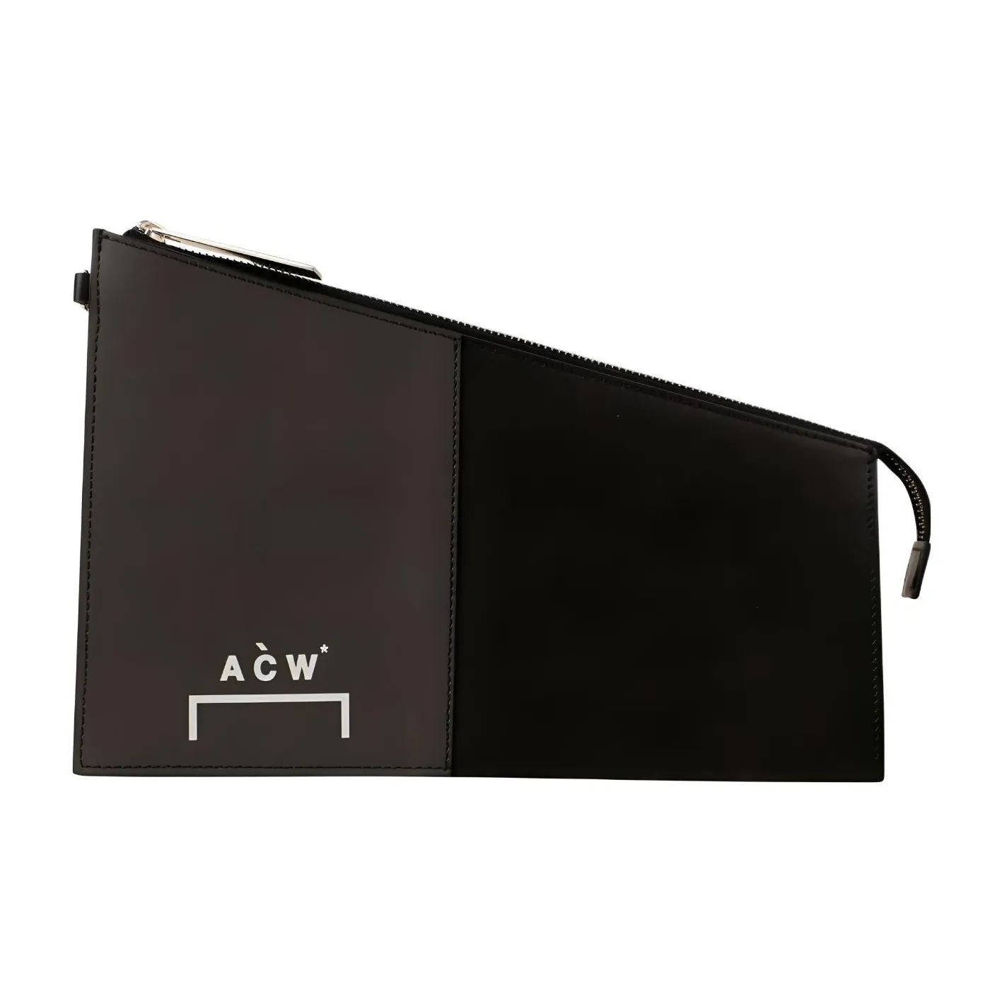 A COLD WALL* Leather Messenger Bag, Shoulder Bag, Crossbody Bag Regular Men's Black Gray