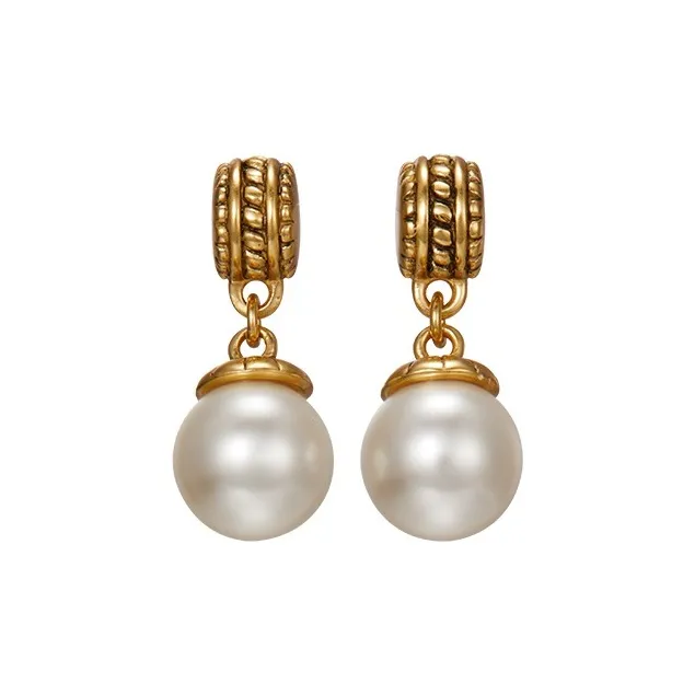 Fellala Серьги с покрытием из 18К золота Женские Белые