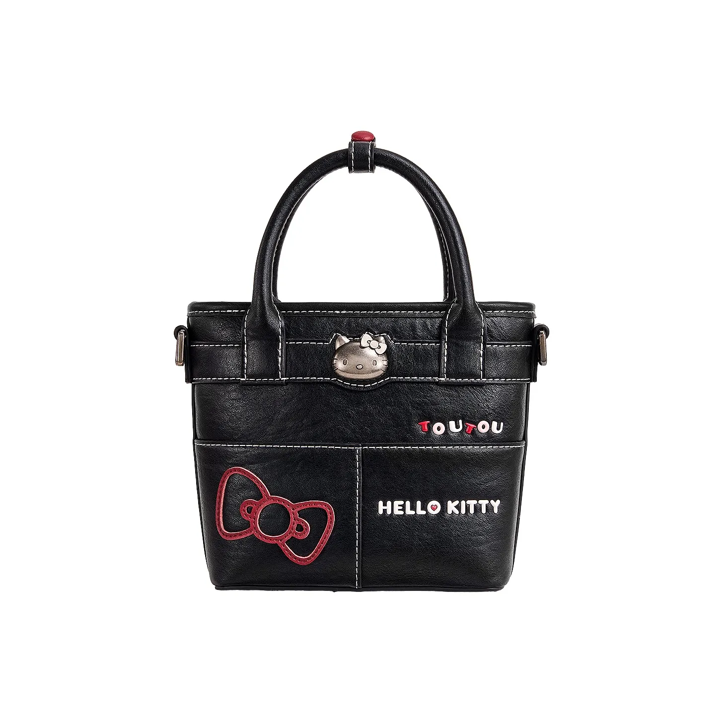 TOUTOU Hello Kitty Collaboration Хелло Китти Синтетическая кожа Сумка Обычный Женский Многоцветный