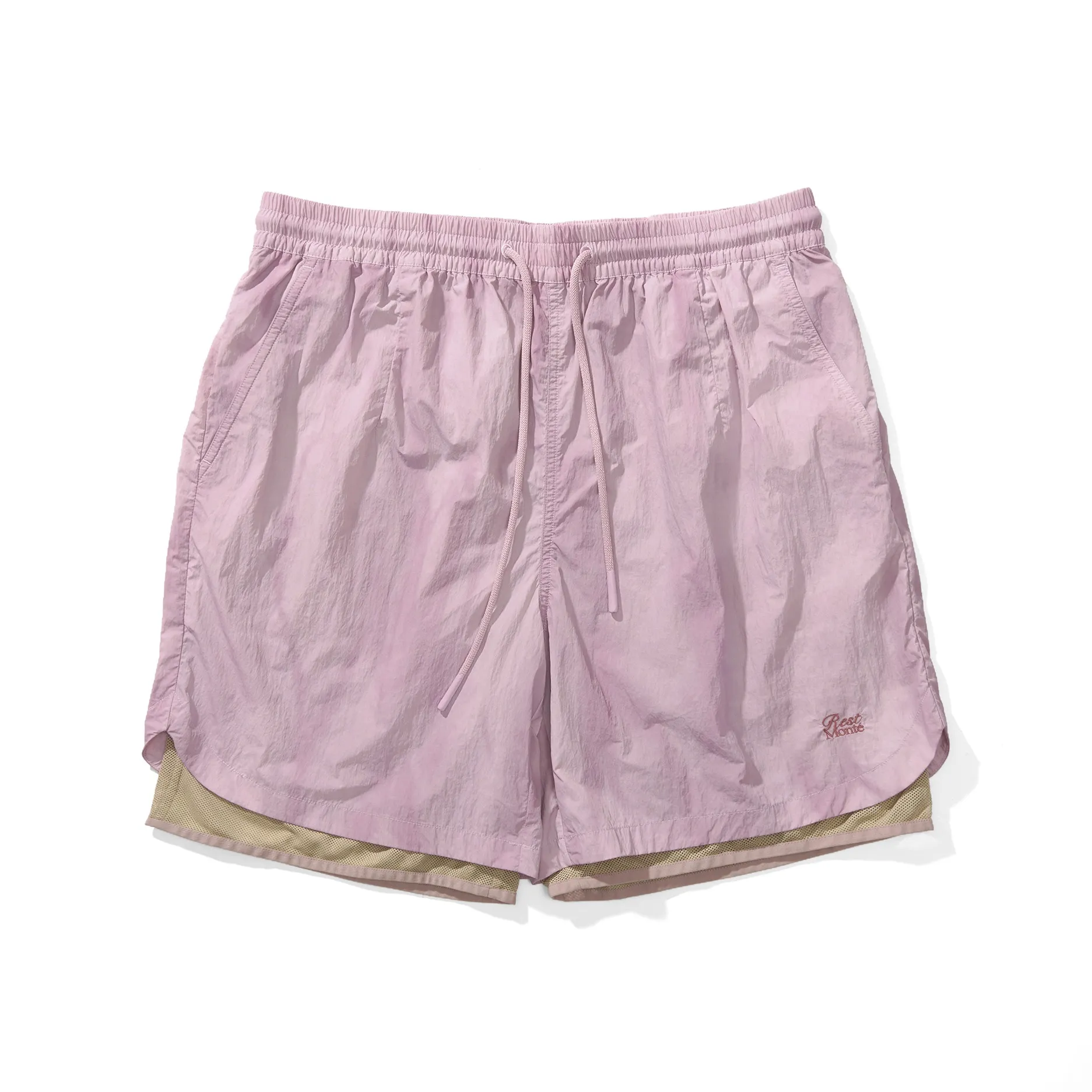 NOTHOMME Monterest Shun Time Wilderness Casual Shorts Unisex Tie Dye Pink