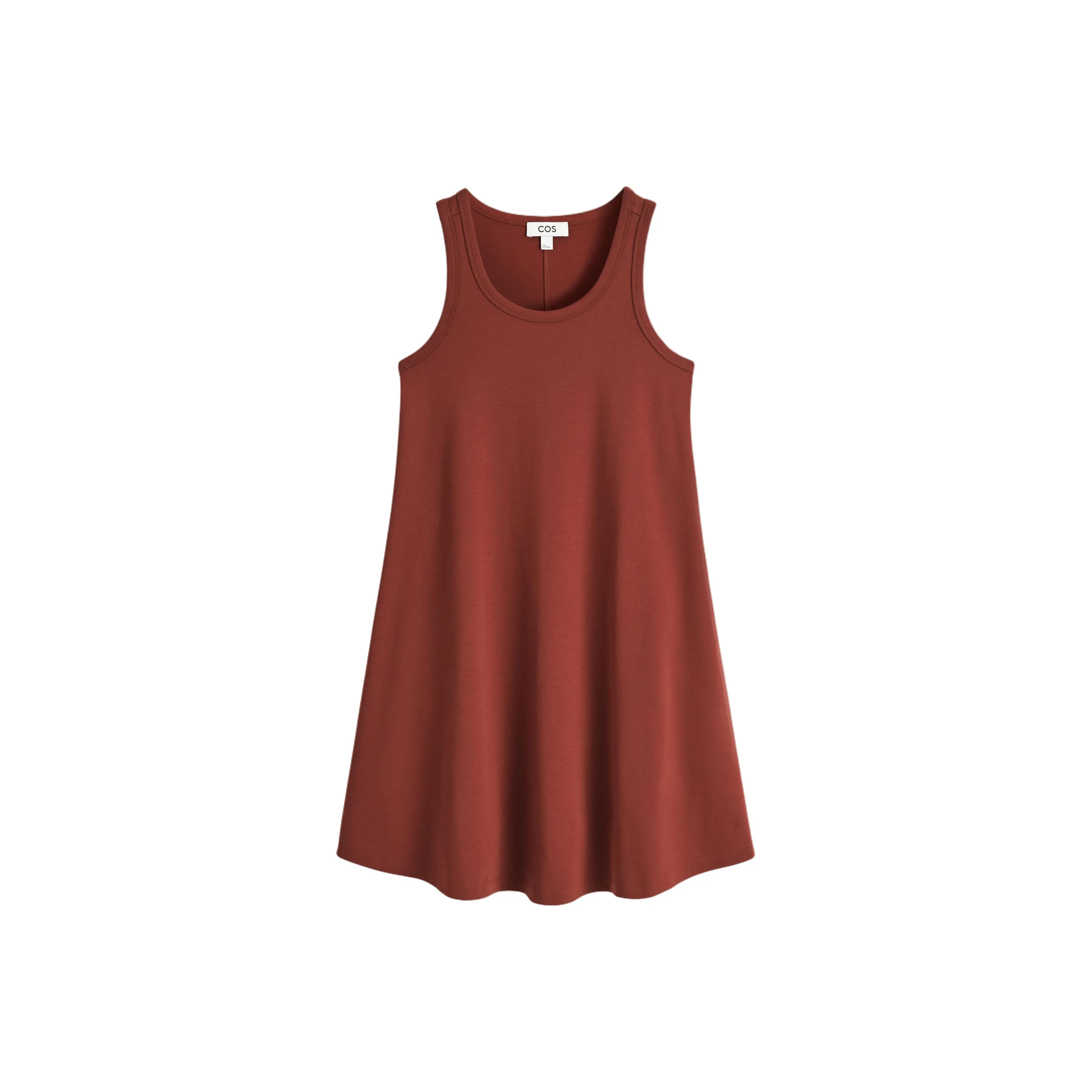 COS Темно-красные Женские Платья без рукавов
