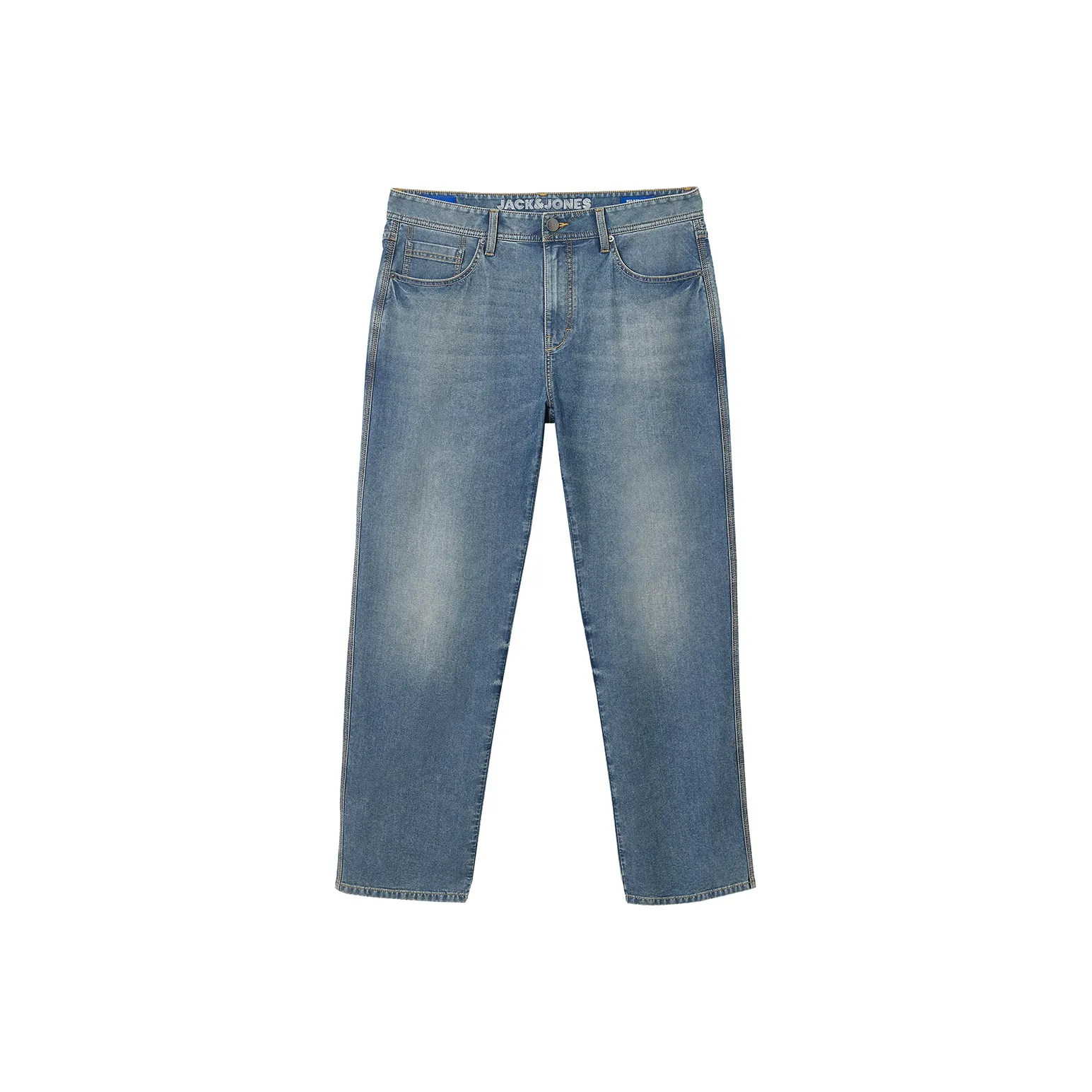 JACK JONES E41 Medium Denim Blue Men's Jeans JACK JONES E41 Средний деним синий мужской джинсы
