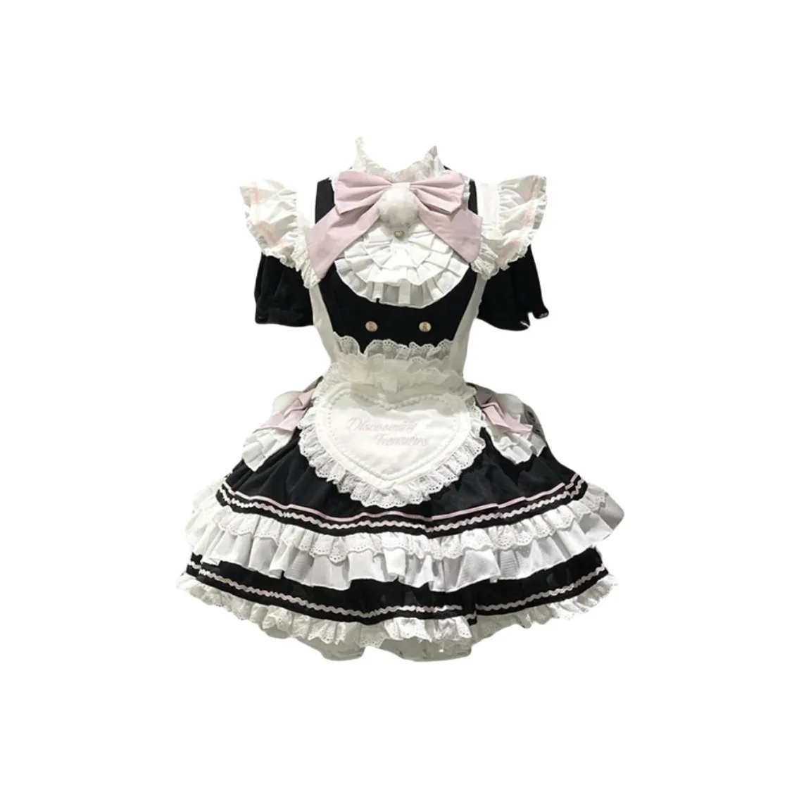 BIFH Черно-розовые Женские Лолита Платья