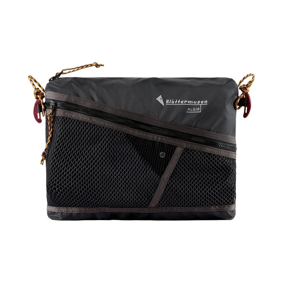 Klattermusen Переработанный полиамид Бананка Сумка через плечо Сумка для ноутбука Сумка для ноутбука Средний Унисекс Вороний Черный