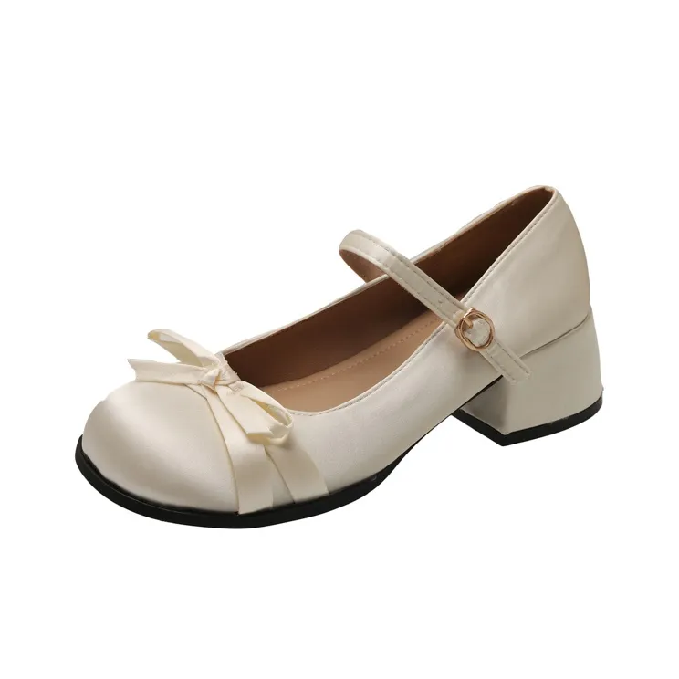 Take the Qin Грубый каблук Туфли Мэри Джейн Женские