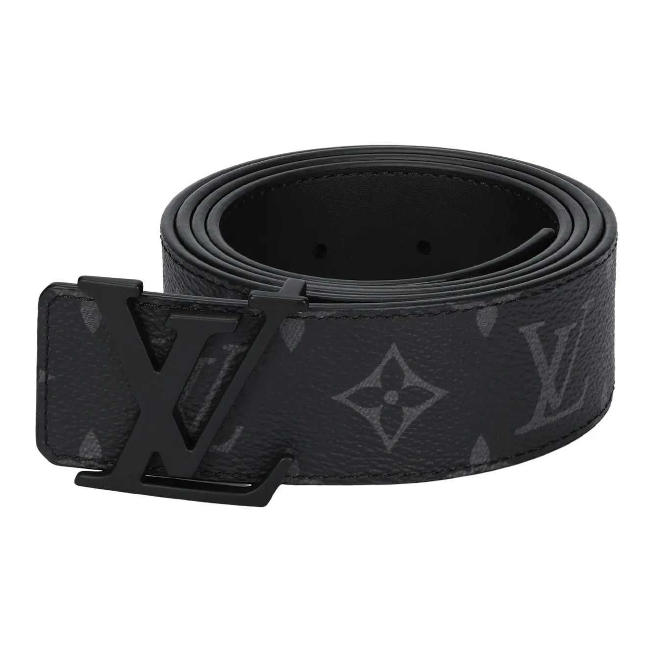 LOUIS VUITTON Lv Initiales 40mm Matte Black Belt