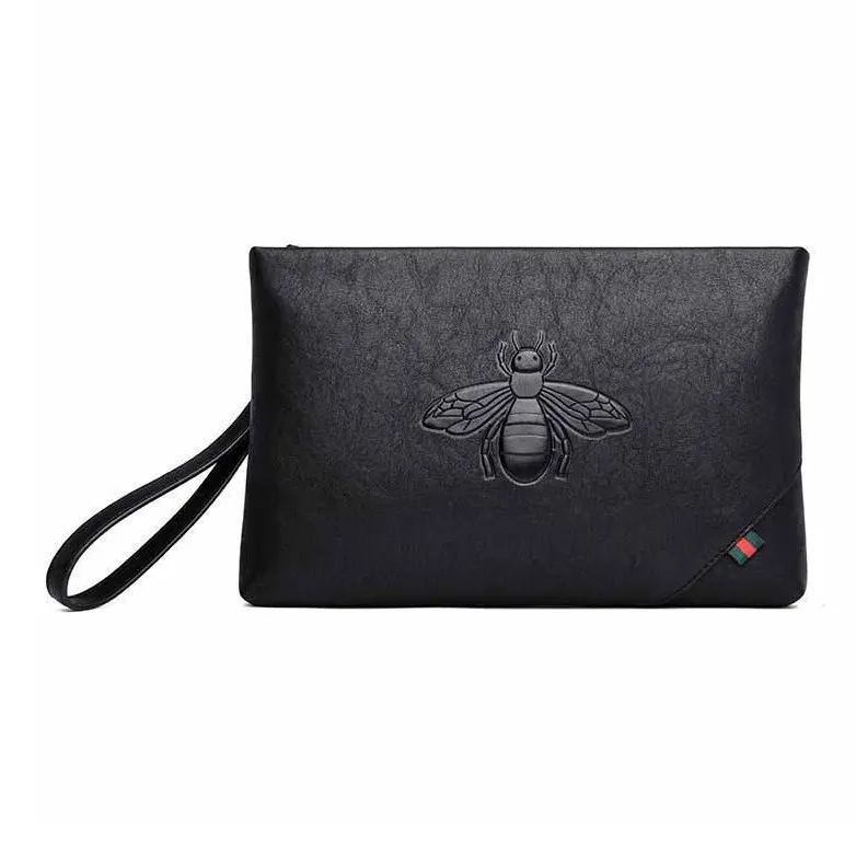 ALOENEY Вельвет Ручная Сумка-Клатч Мужская Черная