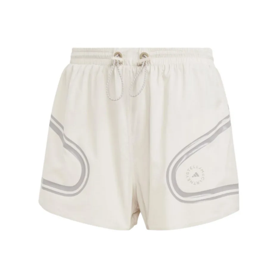 Adidas x Stella McCartney Adidas x Stella McCartney Co titled Series Спорт Эластичный MID Шаговый шов Шорты Женские Экрю