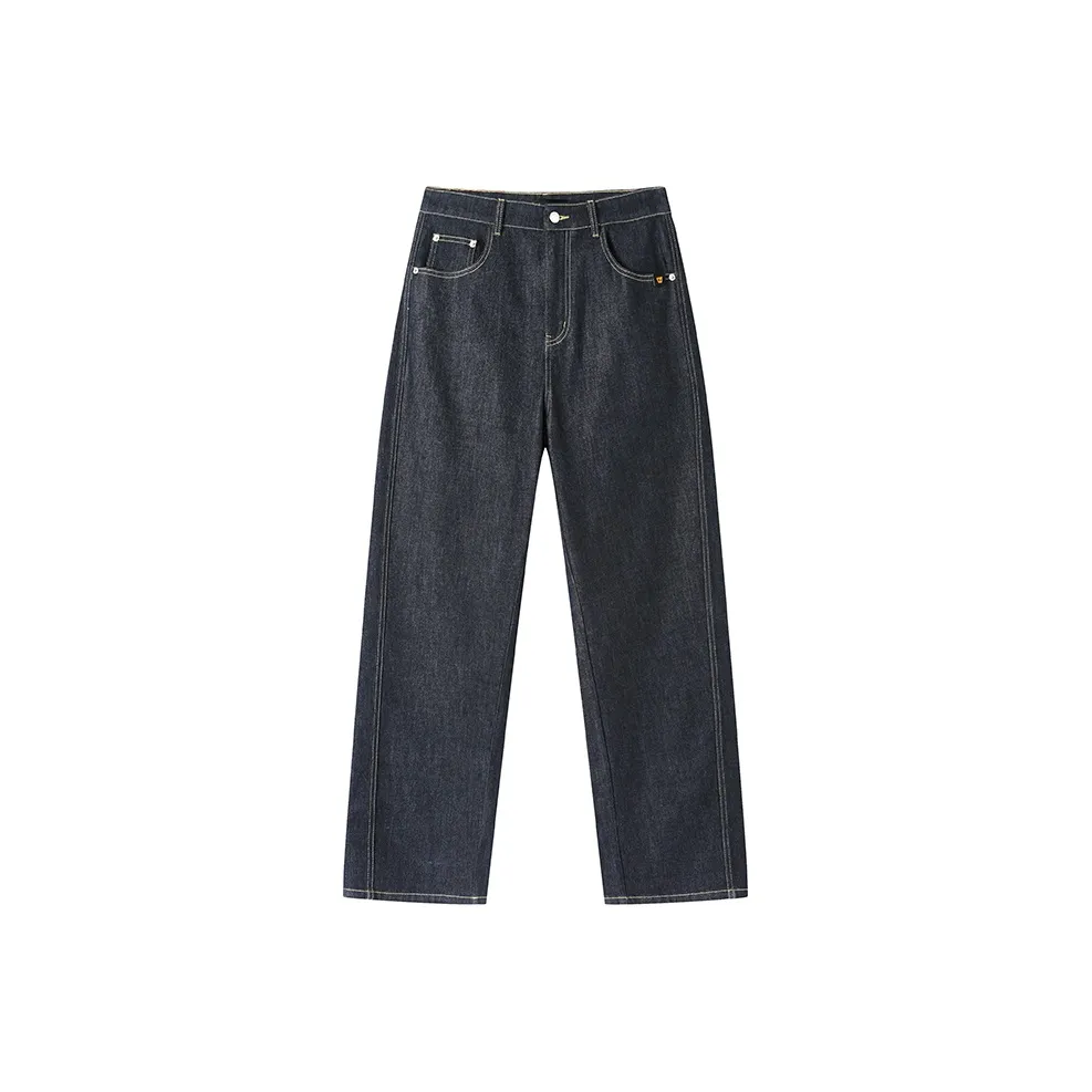 DANGEROUSPEOPLE Темно-синие унисекс джинсы