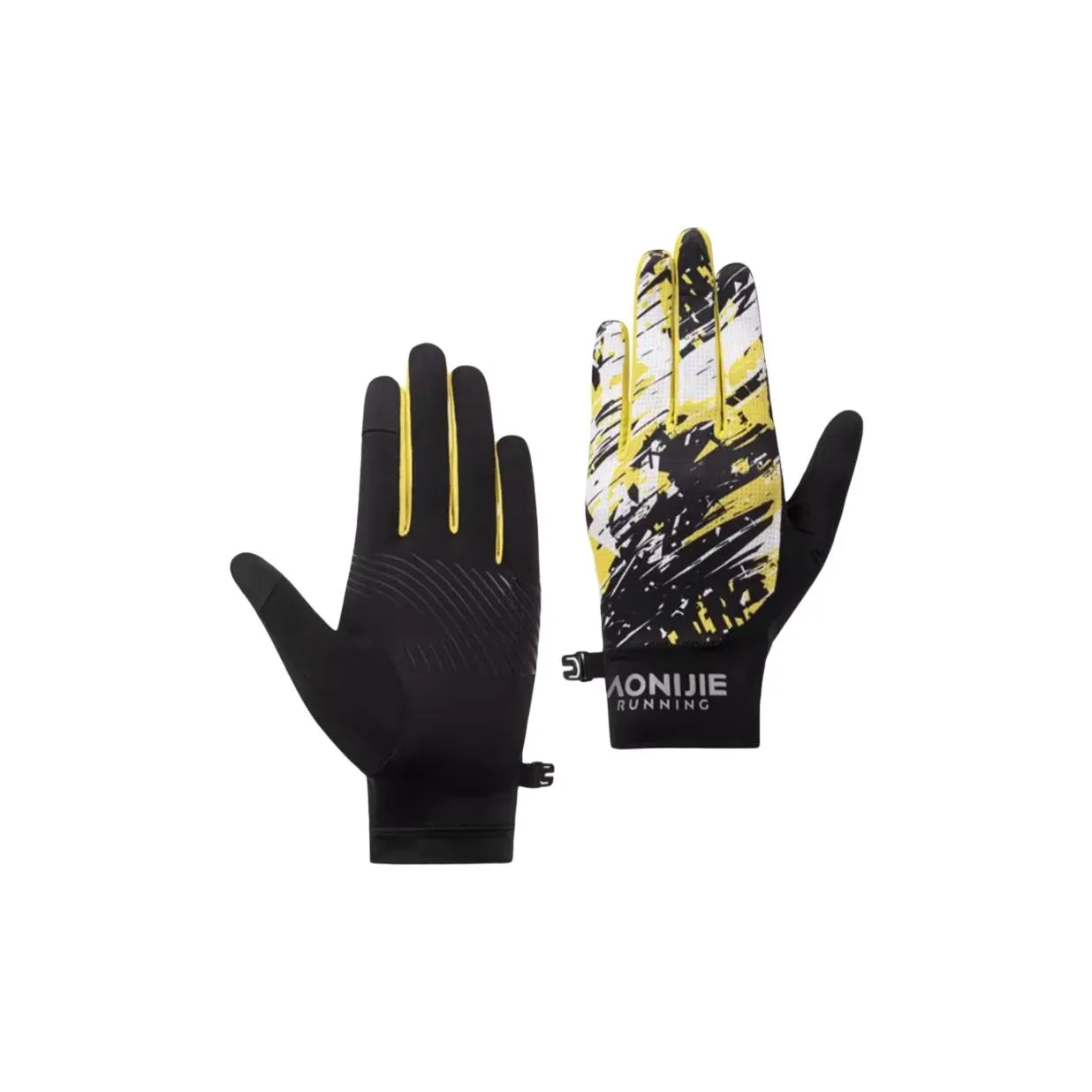 AONIJIE Полиамид Спортивные Перчатки Унисекс Желтые