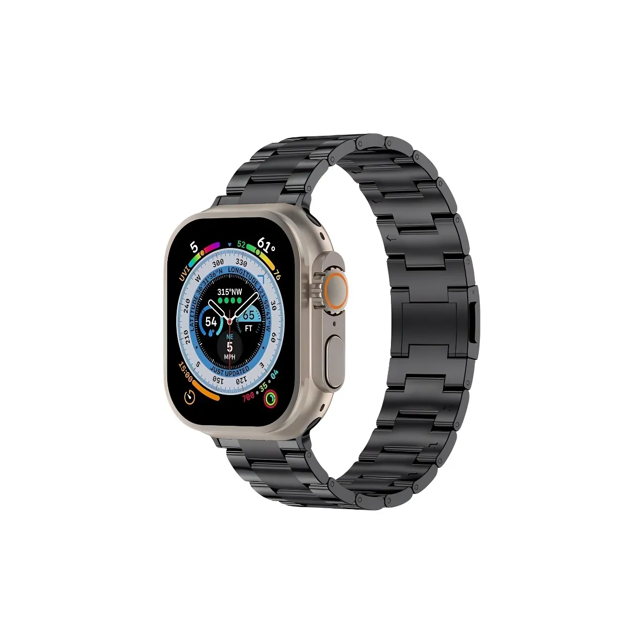 LIERWOUO Ремень Apple Совместимость Металл