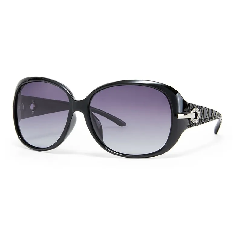 CinvaiKrose PC Металл Овал Поляризованные Солнцезащитные очки Женские