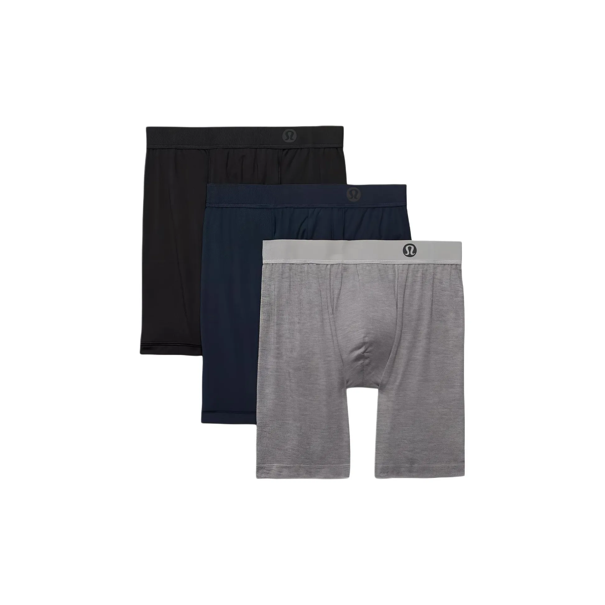 Lululemon Always In Motion Long Boxer 7' 3 Pack Underpants Men's 3 Pack
