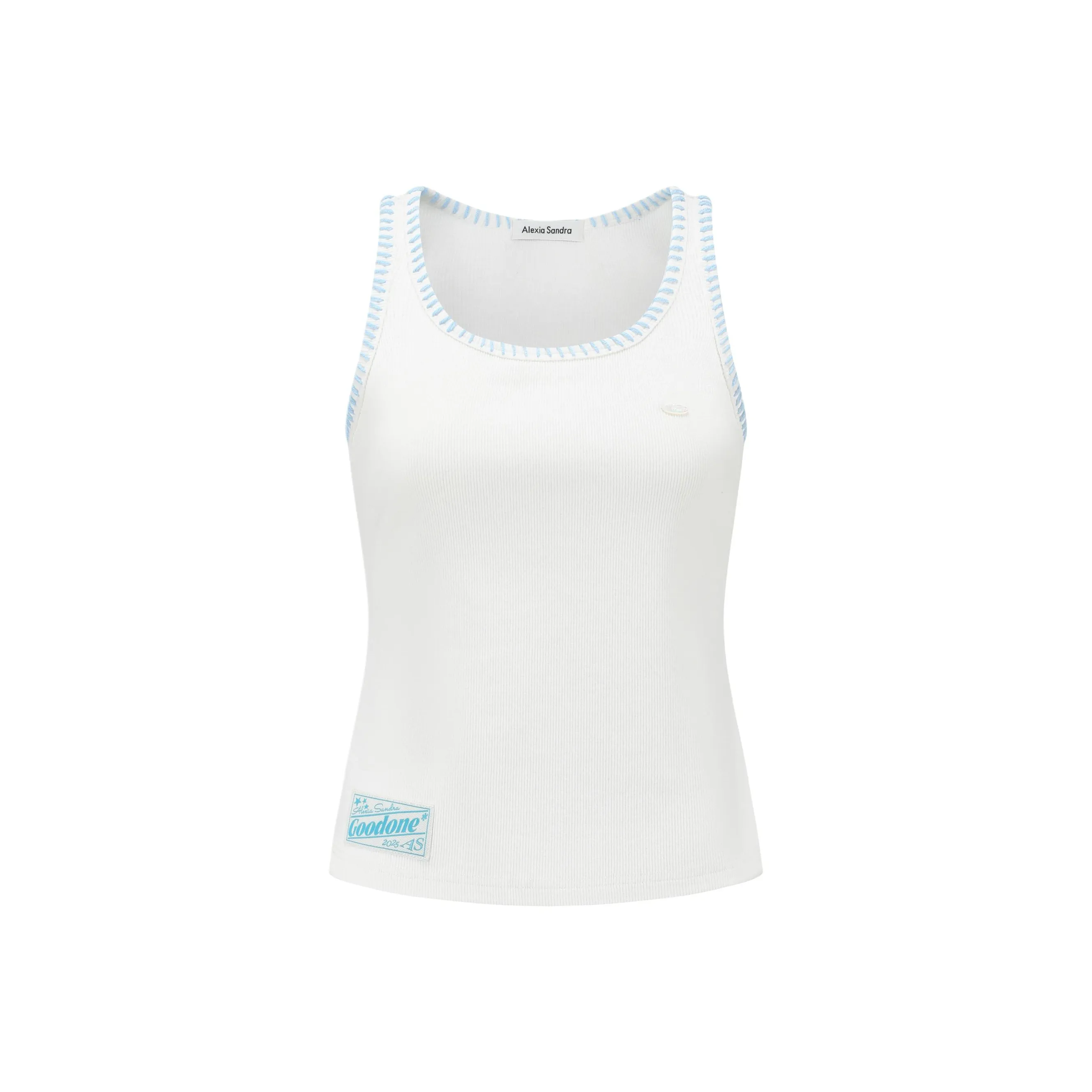 Alexia Sandra Белые Женские Майки