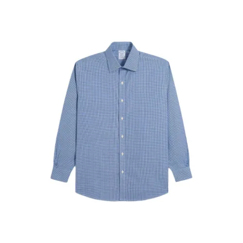 Brooks Brothers Темно-синие Мужские Рубашки
