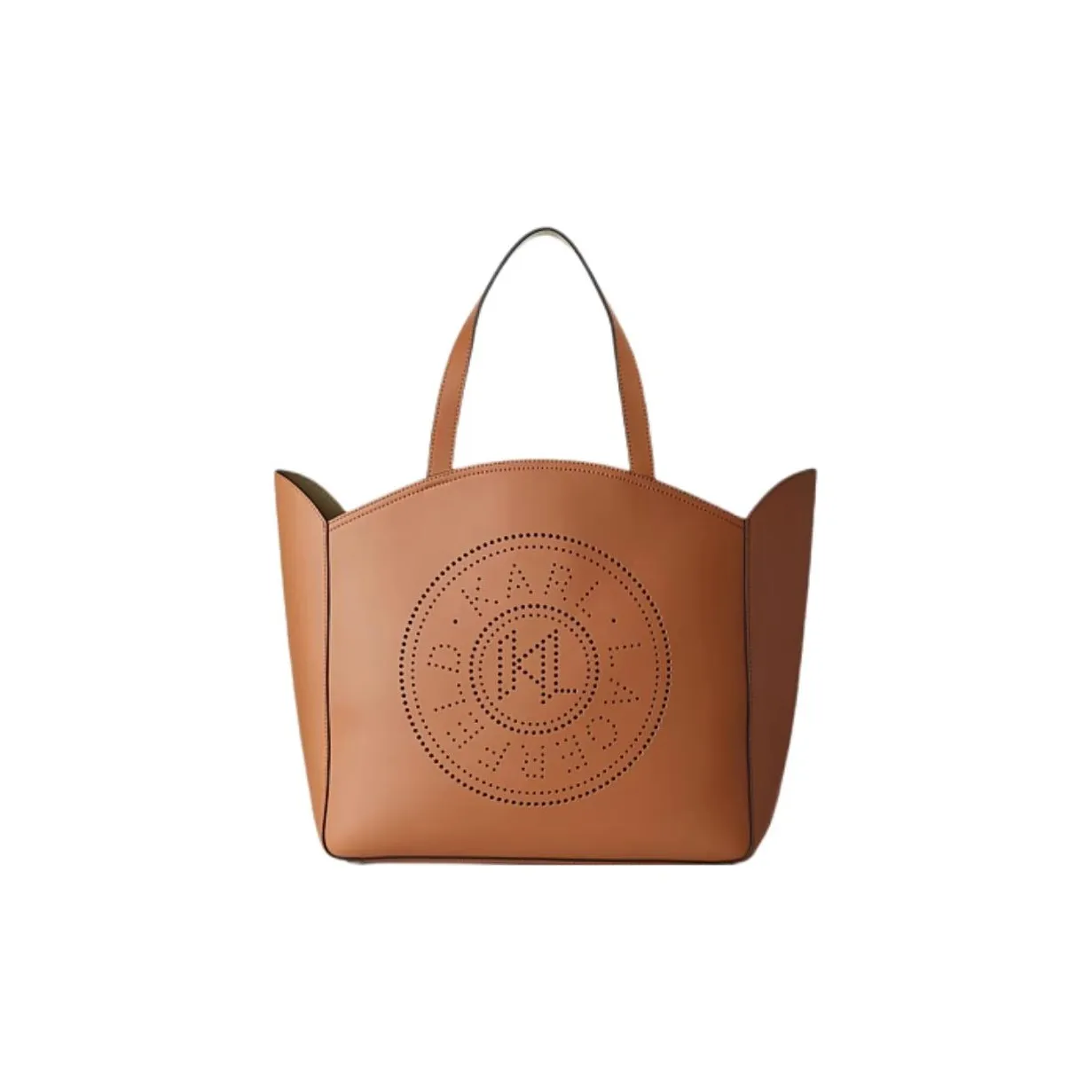 KARL LAGERFELD Lafayette Коровья кожа Сумка Большая Женская Коричневая