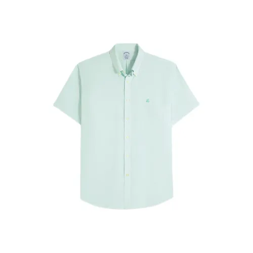 Brooks Brothers Мятно-зеленые Мужские Рубашки
