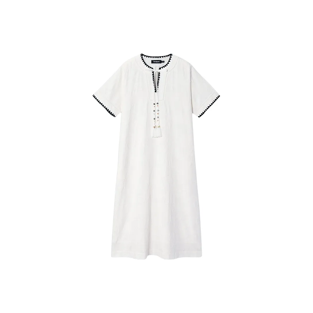 Desigual Короткое Платье с Короткими Рукавами Женское