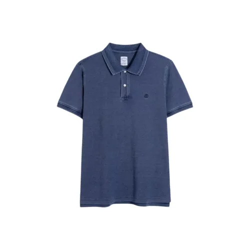 Brooks Brothers Мужское Поло Темно-синего цвета