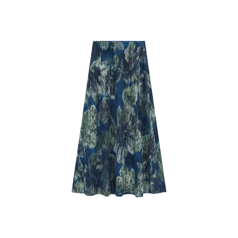 SANJIHEIHUA Повседневный длинный юбка женский