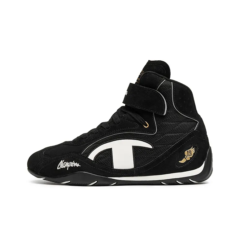 Champion High Top Повседневная обувь Женская Черный Молочно-белый